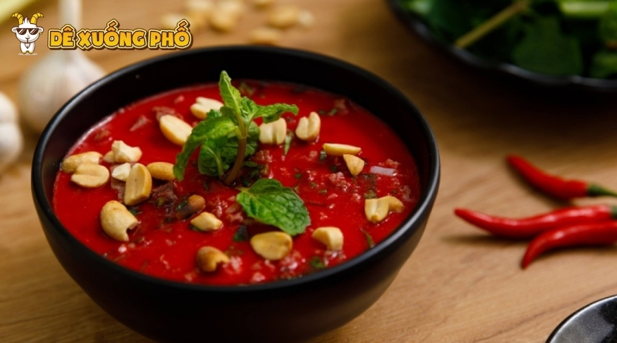 Hương vị tiết canh dê thơm ngon đặc trưng